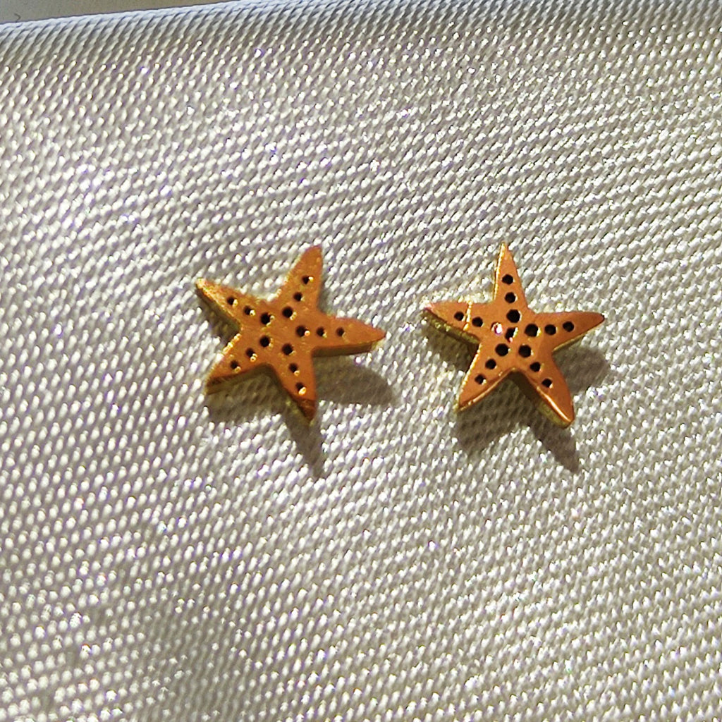 Aretes mini estrella de mar