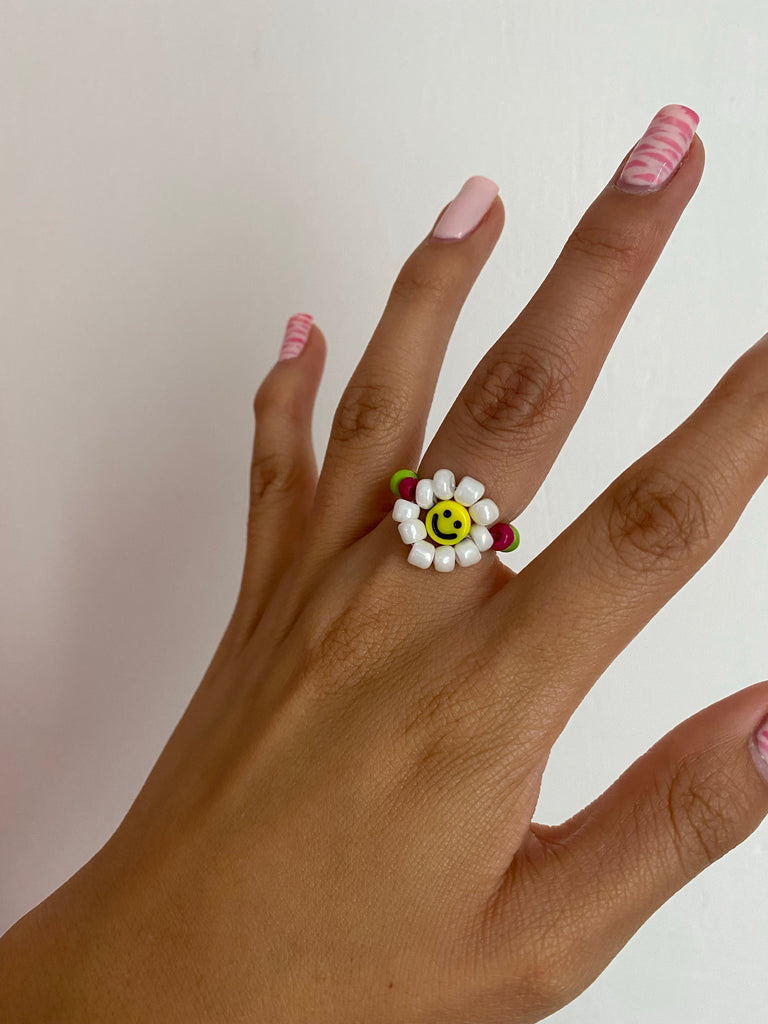 Anillo Flower smiley