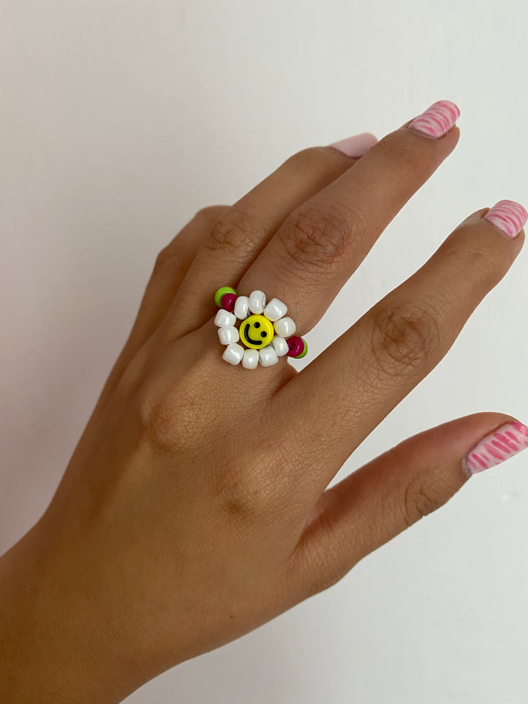 Anillo Flower smiley