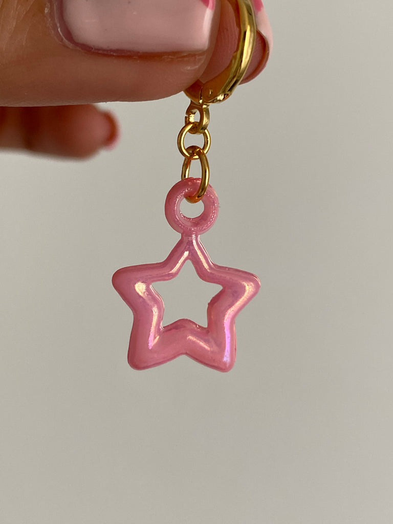 Hoop star pink