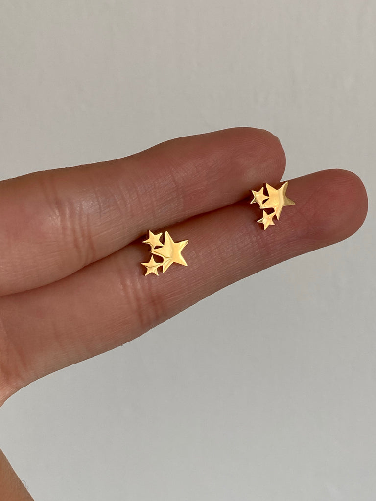 Aretes Stars gold